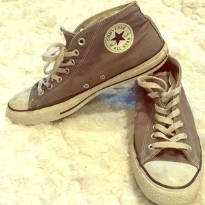 Grey Mid Top Converse